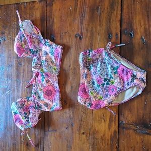 Shade Critters floral bikini